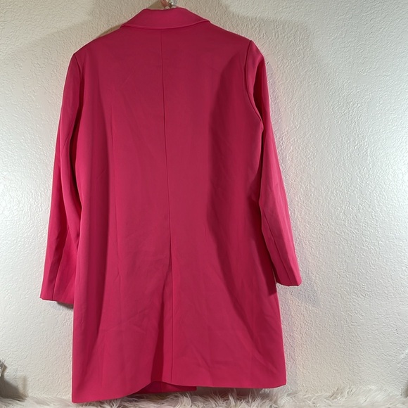 PRETTYGARDEN Long Blazer Jacket With Front Pockets Size Large NEW - Picture 6 of 11